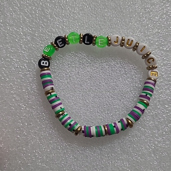 Jewelry | Beetlejuice Beaded Bracelet | Poshmark